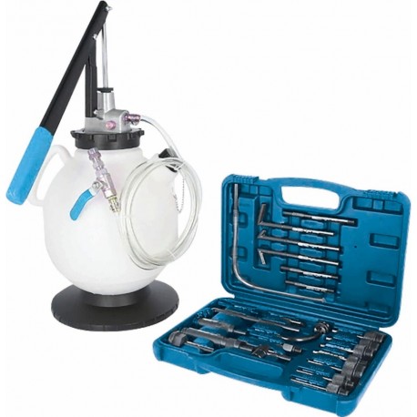 Réservoir pour remplissage d'huile de transmission avec adaptateur 7,5L - STILKER
