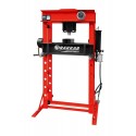 Presse d'atelier 50T manuelle et pneumatique, bâti soudé