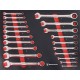 Servante d'atelier 7 tiroirs composée de 176 outils - modules finition carbone