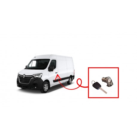 Barillet de porte avant gauche pour Renault MASTER avec clef