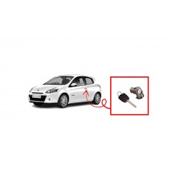 Serrure / Barillet de porte avant gauche pour Renault CLIO 3 avec clef
