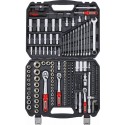 Coffret de douilles 1/4" 3/8" 1/2" - 219 pcs