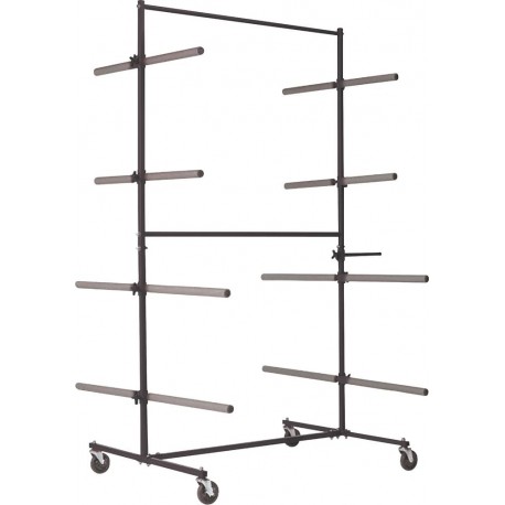 Chariot mobile de rangement pour pièces de carrosserie