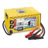 Chargeur/Démarreur de batteries plomb (liquide) de tension 12/24 V.