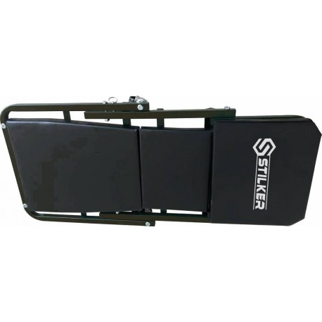 Chariot de visite 6 roues avec appui-tête repliable en tabouret – Structure robuste – Charge 100 kg – 2 en 1 atelier