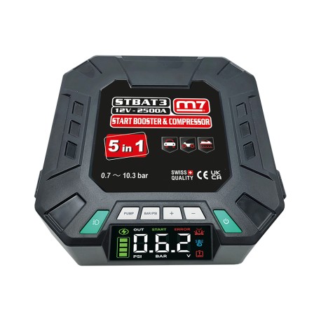 Booster de démarrage et compresseur 12V