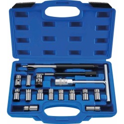 Alésoirs de siège d'injecteur - coffret de 17 pcs