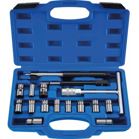 Alésoirs de siège d'injecteur - coffret de 17 pcs Alésoirs de siège d'injecteur - coffret de 17 pcs