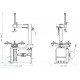 Démonte roue/pneu semi automatique