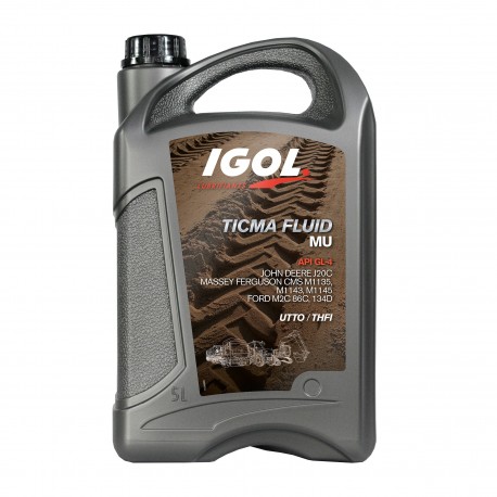 Huile de Transmission IGOL Ticma Fluid MU 80W API GL4+ - Bidon de 5L