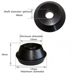 Adaptateur utilitaires 36mm pour équilibreuses de roue / Cône d'équilibreuse pour utilitaire
