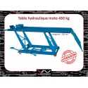 Table élévatrice hydraulique 450 kg pour moto