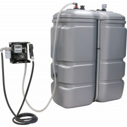 Cuve de stockage gasoil PEHD DP 1000L station avec filtre 230V 50 l/min - STILKER