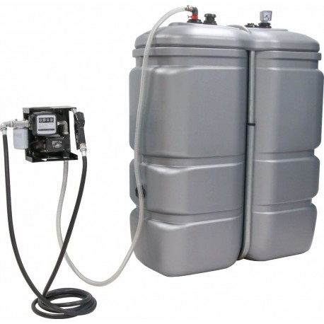 Cuve de stockage gasoil PEHD DP 1000L station avec filtre 230V 50 l/min - STILKER