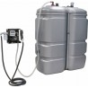 Cuve de stockage gasoil PEHD DP 1000L station avec filtre 230V 50 l/min