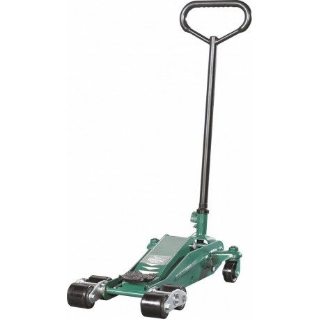 Cric rouleur 2T avec pédale et roues en PU 80-500mm G4 longueur 800mm - COMPAC