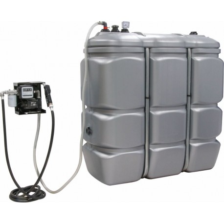 Cuve de stockage gasoil PEHD DP 1500L et station avec filtre 230V 50 l/min - STILKER