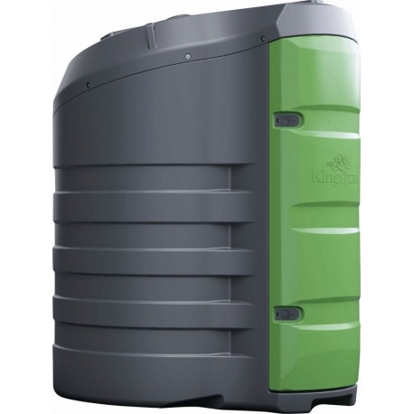 Cuve de stockage gasoil PEHD 1500L DP avec armoire intégrée pour station à gasoil