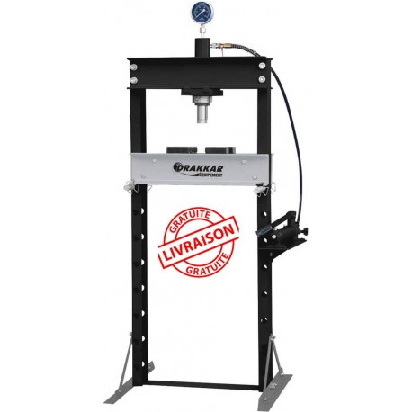 Presse hydraulique 20 tonnes sur pied – Drakkar Équipement