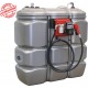 Cuve stockage gasoil PEHD DP 1500 litres avec pompe - 08127 - Drakkar Equipement