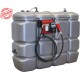 Cuve stockage gasoil fuel PEHD DP 2000L Station 230V 60l/min - Drakkar
