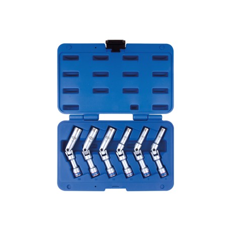 Coffret de douilles bougies articulées 3/8"