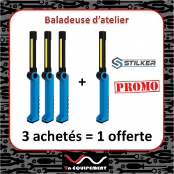 Baladeuses d'atelier LED 600lm repliable rechargeable - Stilker