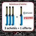 3 achetés + 1 offert - Baladeuses d'atelier LED 600lm repliable rechargeable