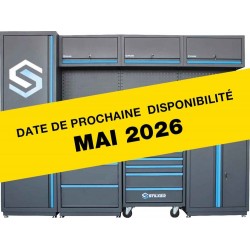 Mobilier d'atelier 4 éléments plateau bois 25mm