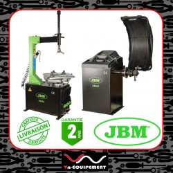 Pack démonte pneu 10-22" + équilibreuse 10-24" 230V 8-10 bar - JBM