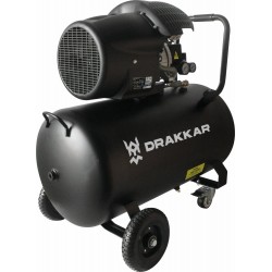 Compresseur 100L 8 bar 3CV 230V - Drakkar