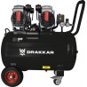 Compresseur 100L 8 bar 4CV 230V silencieux - Drakkar