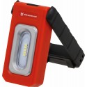 Lampe d’atelier LED rechargeable DRAKKAR 220 lumens – Magnétique, orientable à 360°, crochet et clip ceinture