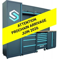 Mobilier d'atelier 4 éléments plateau bois 25mm