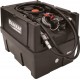 Cuve de ravitaillement gasoil 200L avec pompe 12V, pistolet auto, volucompteur digital et sans capot