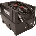 Cuve de ravitaillement gasoil 200L avec pompe 12V, pistolet auto, volucompteur digital et sans capot