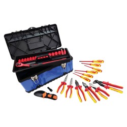 Caisse à outils complète VDE véhicules hybrides et électriques - 34 pièces