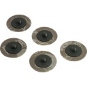 Disque de ponçage 50mm grain 60 - lot de 5 pcs