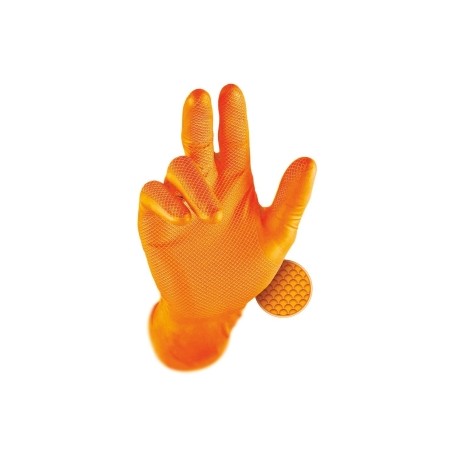 Gants jetable nitrile 240mm 0.15mm - Boite de 50 gants