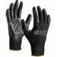 Gants de manutention enduit nitrile noir - T10 - Lot de 12 paires