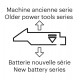 Adaptateur batterie old - new