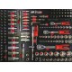Servante d'atelier 7 tiroirs composée de 237 outils - modules finition métal - Drakkar