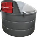 Cuve de stockage gasoil PEHD DP 5000L avec armoire intégrée pour station à gasoil 230V 50 l/min et pistolet /compteur/filtre