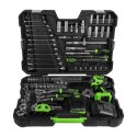 Mallette d'outils 152 pièces avec clé à chocs Brushless 20V 800 Nm - JBM