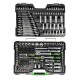 Coffret à outils 216 pièces avec douilles 12 pans 1/4", 3/8" et 1/2" - JBM