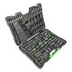 Coffret à outils 216 pièces avec douilles hexagonales 1/4", 3/8" et 1/2" finition chromée - JBM
