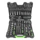 Coffret à outils 179 pièces avec douilles hexagonales 1/4", 3/8" et 1/2" finition chromée - JBM