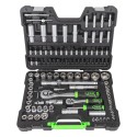 Coffret à outils 108 pièces avec douilles hexagonales 1/4" et 1/2" finition zinguée - JBM