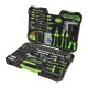 Coffret à outils 302 pièces avec douilles hexagonales 1/4" et 1/2" finition zinguée