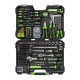 Coffret à outils 302 pièces avec douilles hexagonales 1/4" et 1/2" finition zinguée